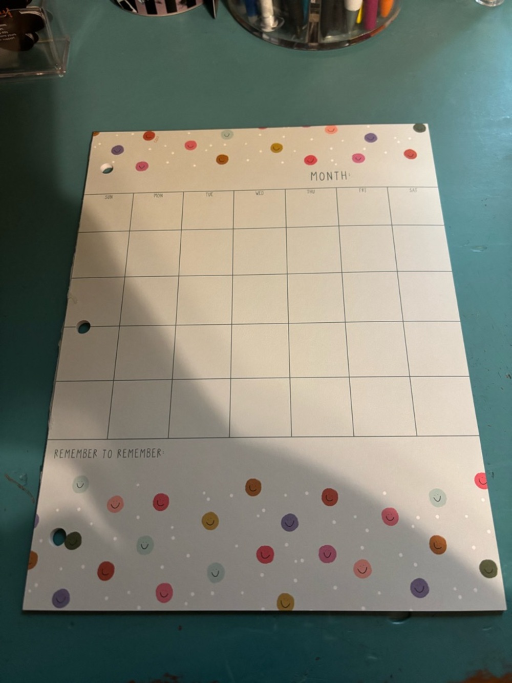 Callie Danielle Month At a Glance Pad